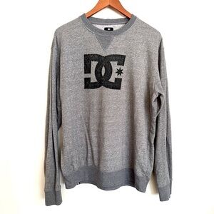 Vintage DC Shoe Co USA 90’s Gray Sweatshirt Size Large